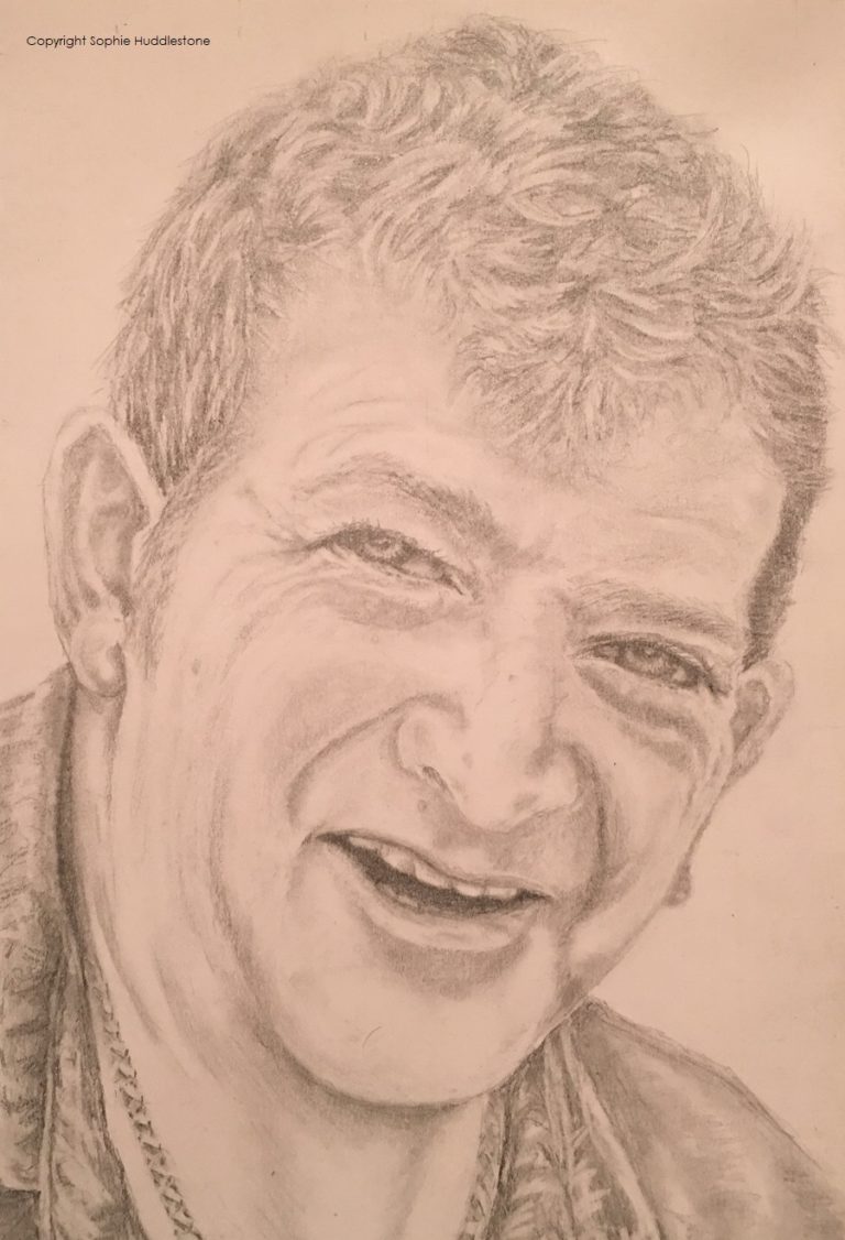 My very first portrait pencil sketch. from 2018. This is a drawing of Keith, my hubby. It is size A5. It was created with one HB pencil, in order to create more depth I should have used a wider range such as 2H and 4B pencils. Great learning curve though. I was going to give this sketch to my hubby as a valentines gift, but he saw it the day before and was quite offended that this was what I thought he looked like, so I had just enough time to get him something else.